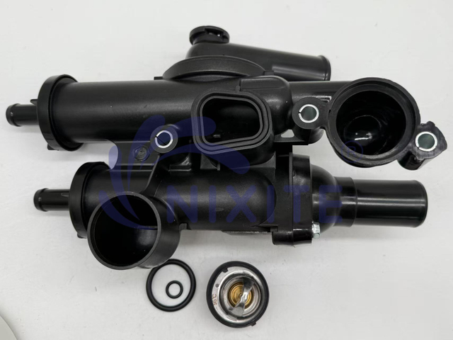 4884571AB, 4884873AA, 55111017AC, 55111016AD Engine Coolant Thermostat Housing Assembly