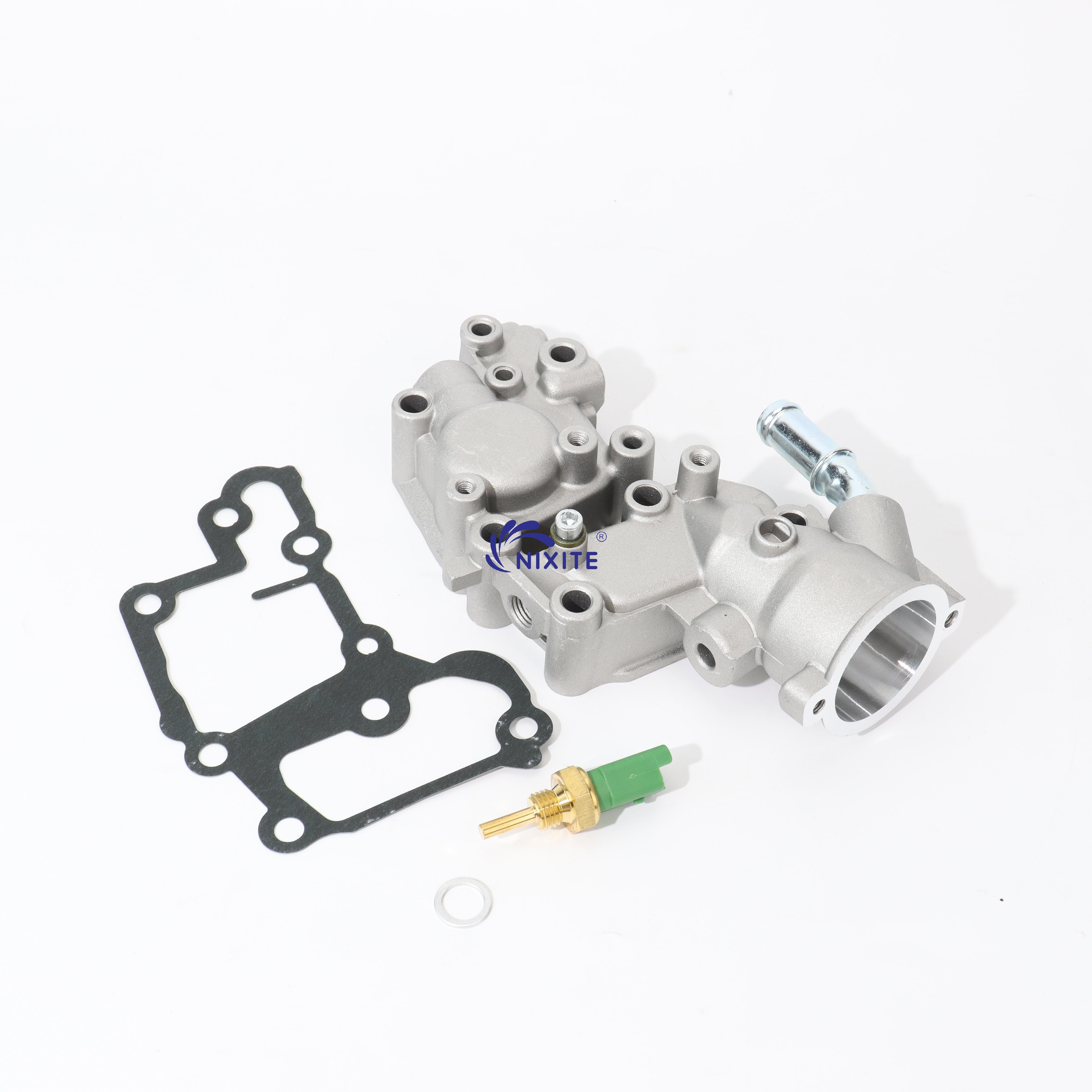 1336.Y8, 9654775080, 1336.P9 Aluminium Engine Coolant Thermostat Housing Assembly for PEUGEOT CITROËN