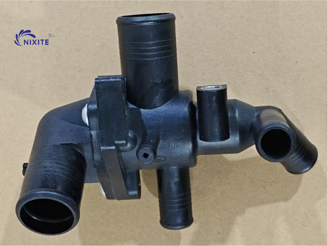1432394, 8C1Q-8A586-AA, 6C1Q 8A586 BD Engine Coolant Thermostat Housing Assembly